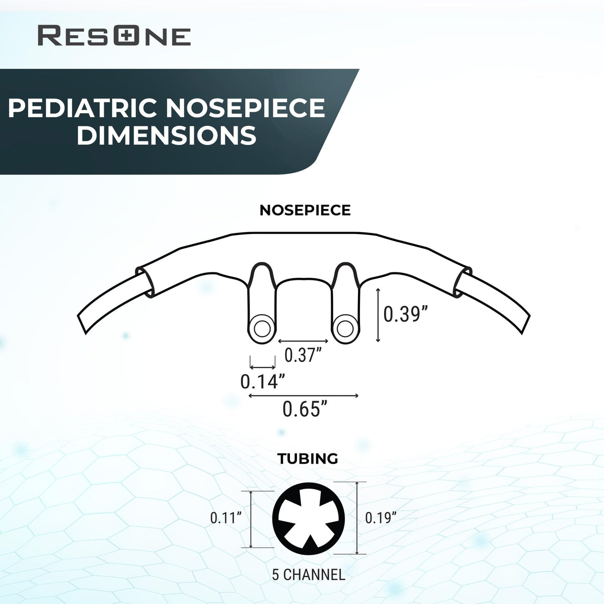 Soft Pediatric Oxygen Nasal Cannula 5-Pack - Curved Prongs, 7Ft Crush-Resistant Tubing - Nasal Tubes, Oxygen Concentrator Supplies - Soft Curved Nose Piece, Standard Size, Standard Flow 6 LPM