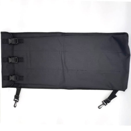 Oxygen Tank Auto-Transport Carrier Bag for Car, Fits Size D and E Cylinders, Holds 3 Oxygen Tanks, Black Oxford Cloth Portable Oxygen Holder with LATCH Seat Compatibility, Rattle-Free Design