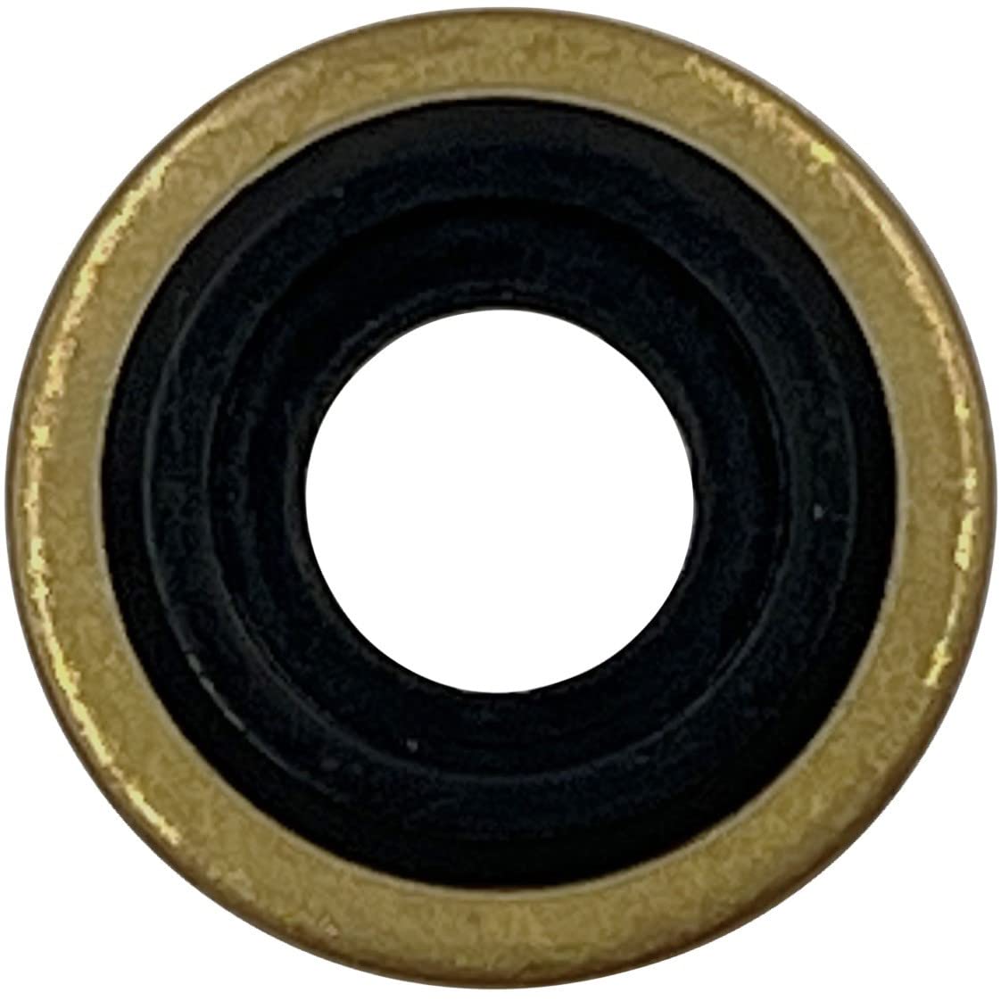 Oxygen Yoke Washer Seals – Smooth-Edge Brass/Rubber CGA-870