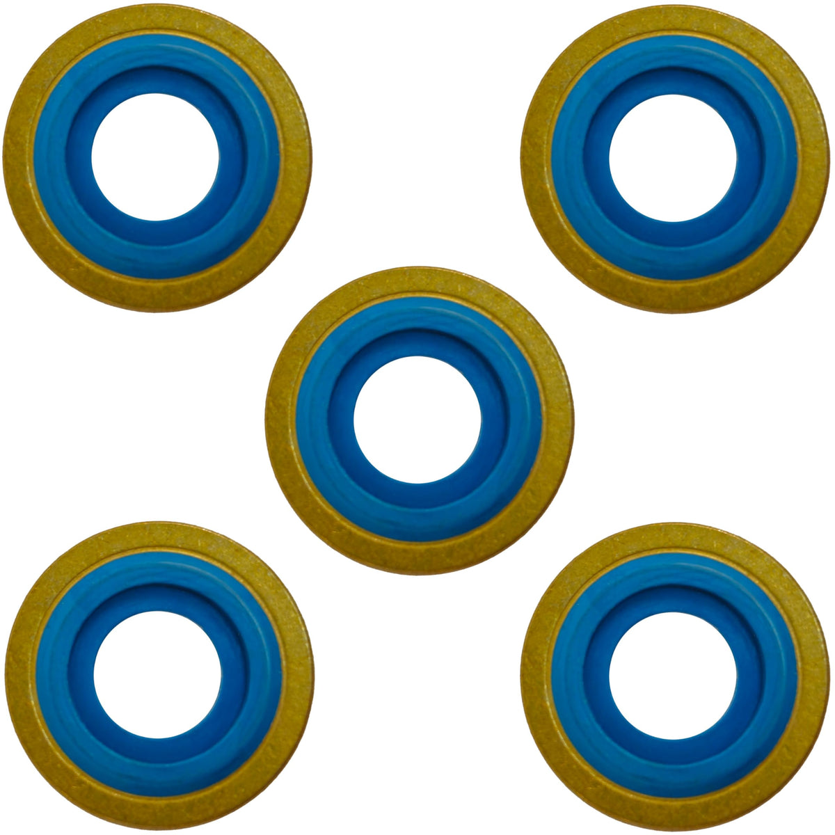 Premium Blue Viton Oxygen Yoke Washer Seals – Smooth-Edge CGA-870
