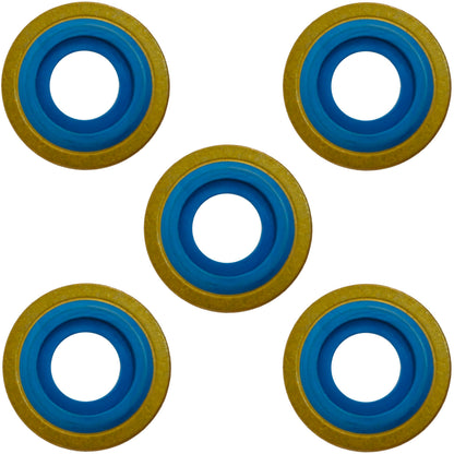 Premium Blue Viton Oxygen Yoke Washer Seals – Smooth-Edge CGA-870