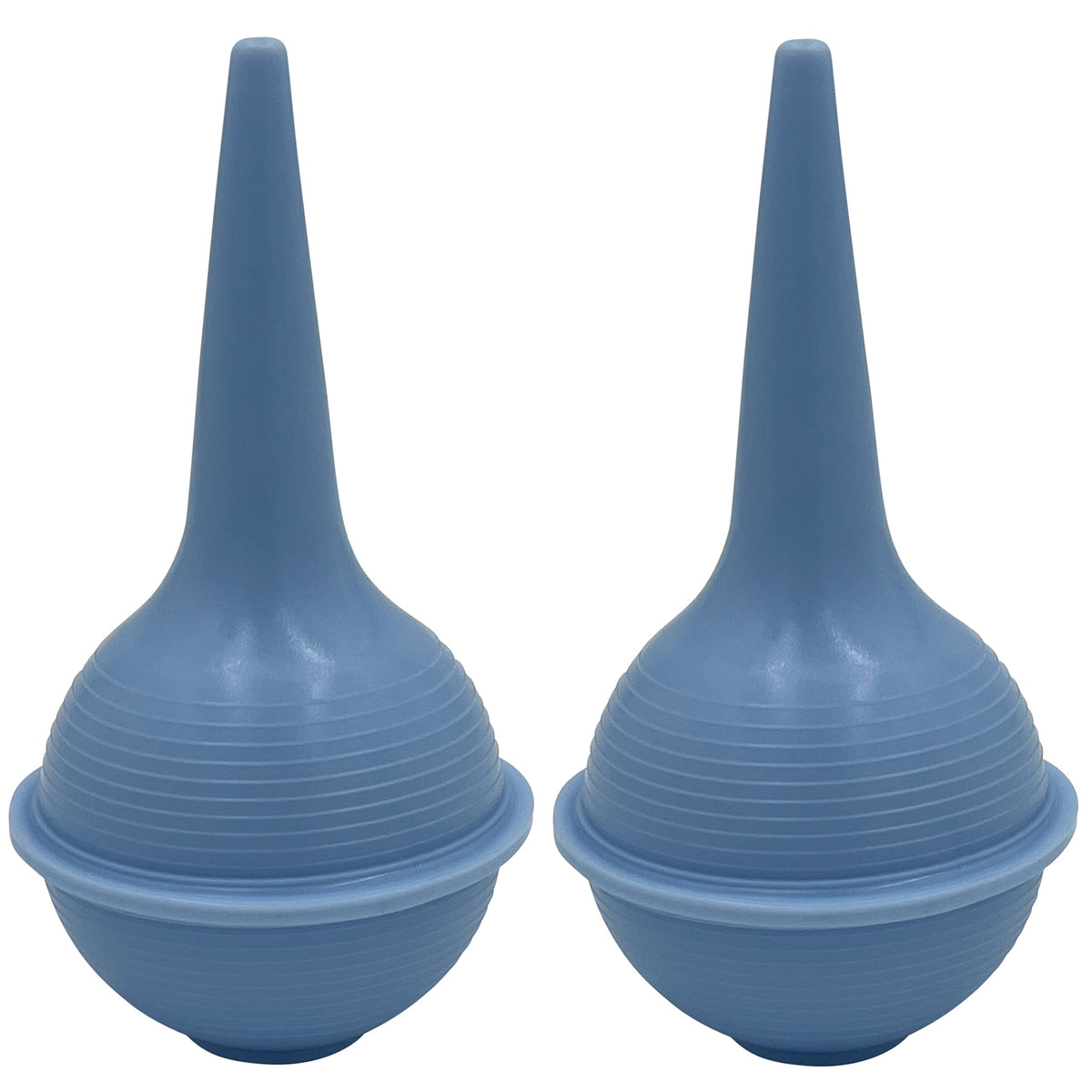 Sterile Rubber Bulb Syringe, 2 pack, 2oz/60ml, Baby and Adult Nasal Care, Ear bulb Syringe, Ear Syringes for Removing Ear Wax, Gentle Irrigation, Mucus and Wax Removal, Flat Bottom Design