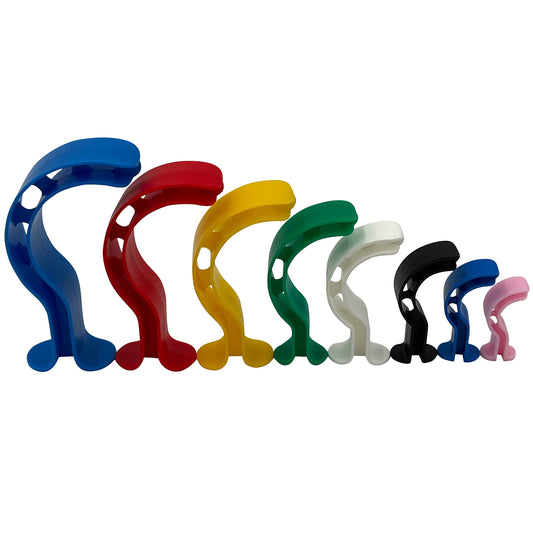 Berman Style Vented Oropharyngeal Airway Kit, 8-Pack, Color-Coded OPA Set, Sizes 40mm-110mm (#4-#11), Oral Airway Assist Device for EMT, First Aid, Emergency Response