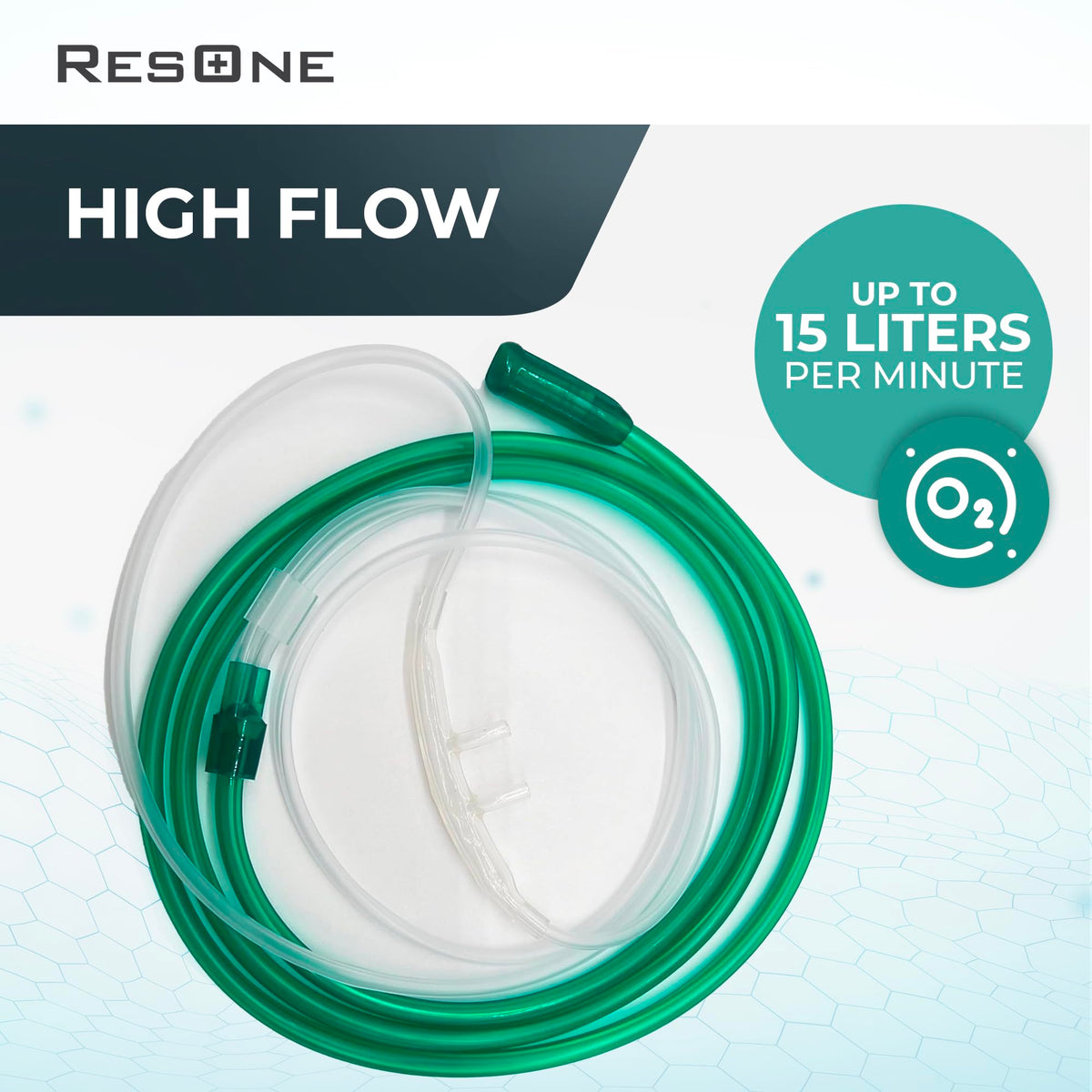 Adult High Flow Oxygen Nasal Cannula 2ft 100-Pack (3)