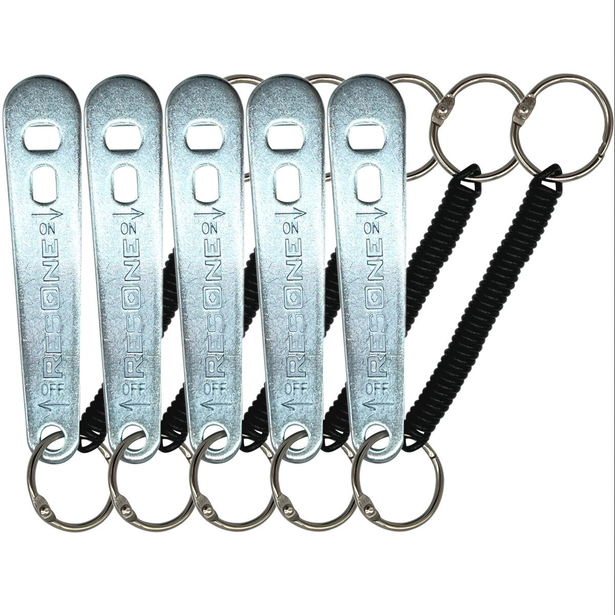 Metal Medical Oxygen Cylinder Wrenches w/Bungee Cords