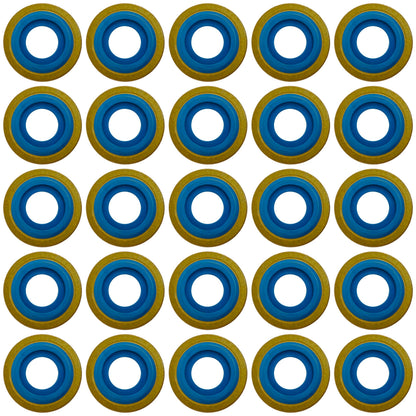 Premium Blue Viton Oxygen Yoke Washer Seals – Smooth-Edge CGA-870